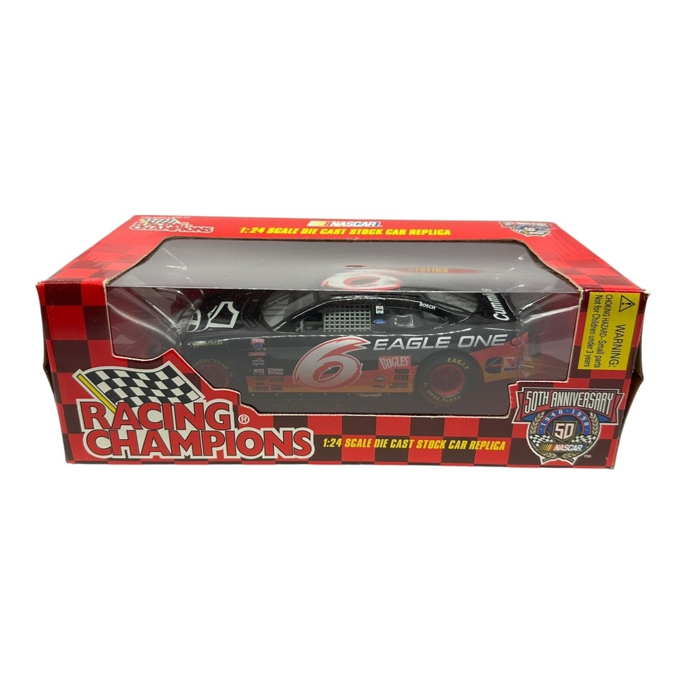 1998 Racing Champions Mark Martin #6  Eagle‎ One 1:24 Scale Race Car NIB